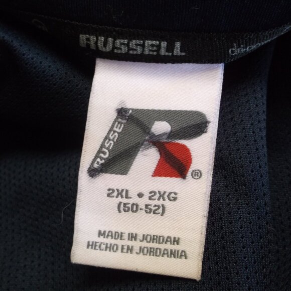 Men's 2XL 50-52 Russell Athletic Jacket BLUE Dri Power 360 FULL ZIP Coat GOLF - Picture 9 of 9